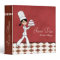 Chef Painting Recipe Album Red Tones