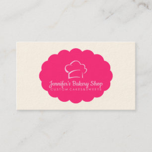 Chef Pastry Catering Dessert Table Stylist Business Card