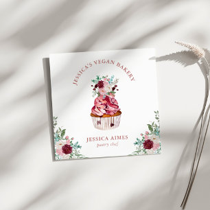 Chef pâtisserie boulangerie Floral Cake Carte de v