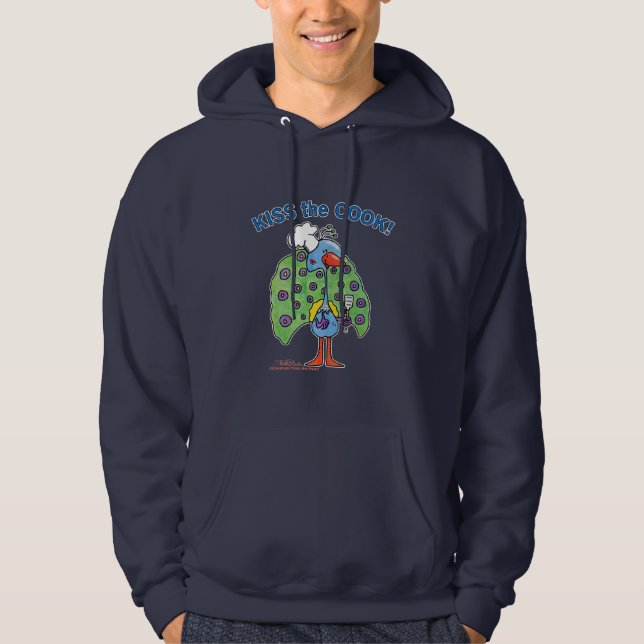 Chef Peacock, Kiss the Cook! Hoodie (Front)