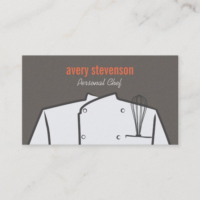 Chef personnel Carte de visite 2 (Devant)