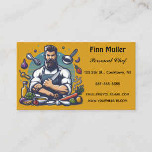 Chef personnel et Carte de visite alimentaire modi