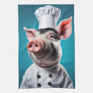Chef Pig Kitchen Towel