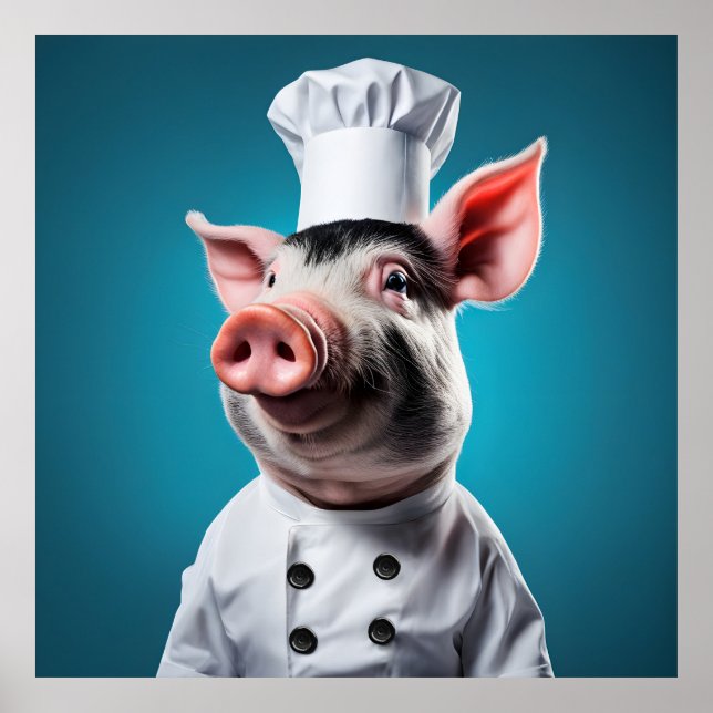 Chef Pig Poster (Front)