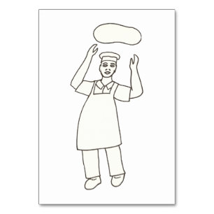 Chef - Pizza - Lecture de cartes de poche pour adu