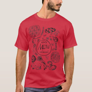 Chef, pizza outfit, chef, pizza baker, t-shirt, wh T-Shirt