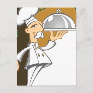 Chef Postcard