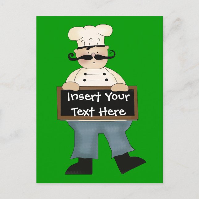 Chef Postcard (Front)