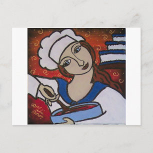 chef postcard