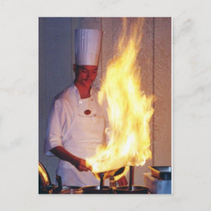 Chef Postcard