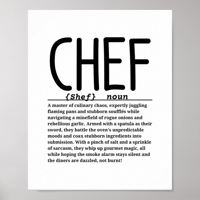 Chef Poster (Front)