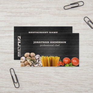 Chef professionnel Carte de visite