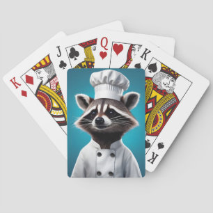 Chef Raccoon Playing Cards