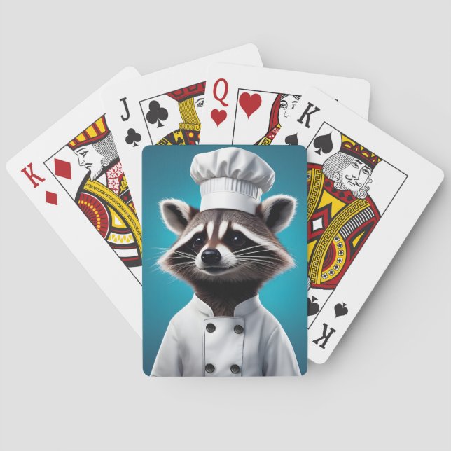 Chef Raccoon Playing Cards (Back)