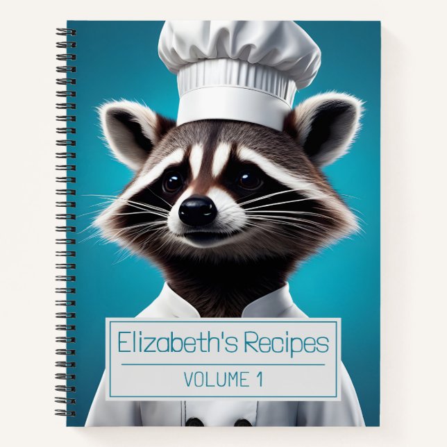Chef Raccoon Recipe Book (Front)