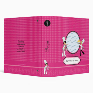 Chef Recipe Album Illustrated Binder
