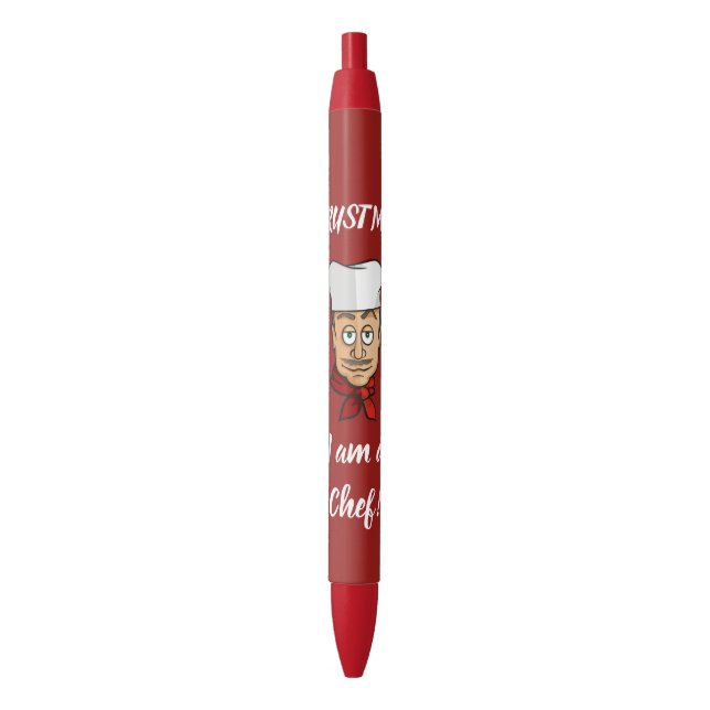Chef Red Ink Pen (Front Vertical)