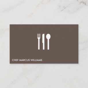 Chef   Restaurant Business Card