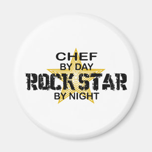 Chef Rock Star by Night Magnet
