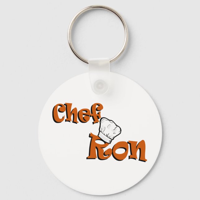 Chef Ron Keychain (Front)
