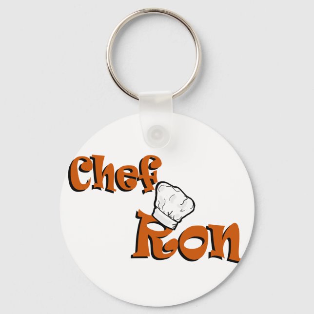 Chef Ron Keychain (Front)