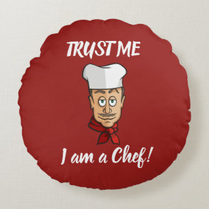 Chef Round Pillow