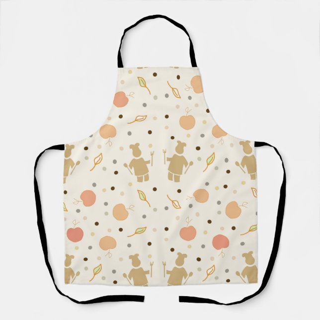 Chef’s Delight Pattern Apron (Front)