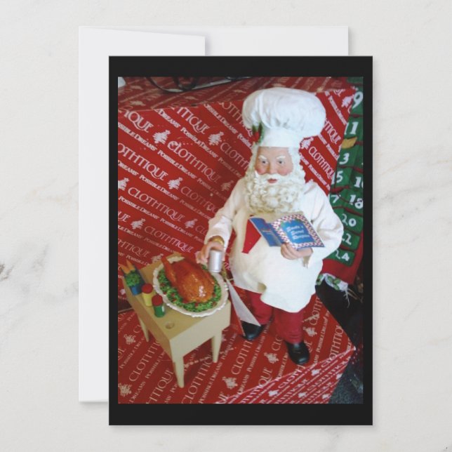 CHEF SANTA INVITATION CHRISTMAS (Front)