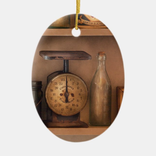 Chef - Scale - The Family Scale Ceramic Ornament (Front)