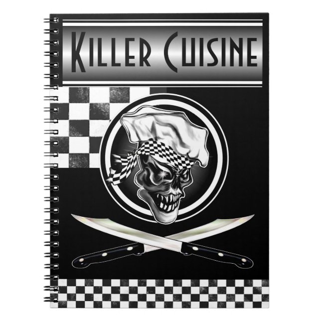 Chef Skull 5 Notebook (Front)