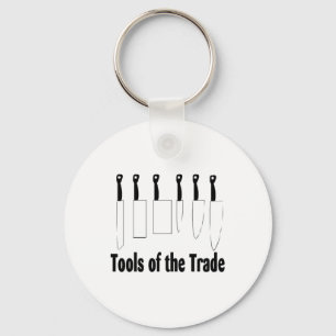 Chef Tools of the Trade Knives Keychain
