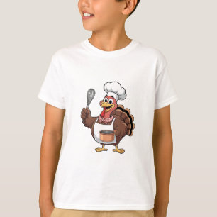 Chef Turkey Thanksgiving Cook Gobbler  T-Shirt