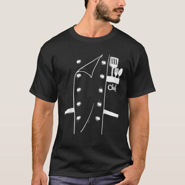 Chef Uniform Funny Cook T Shirt (Front)
