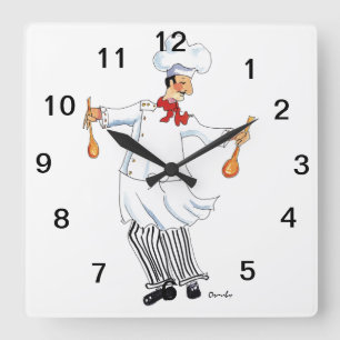 Chef Wall Clock