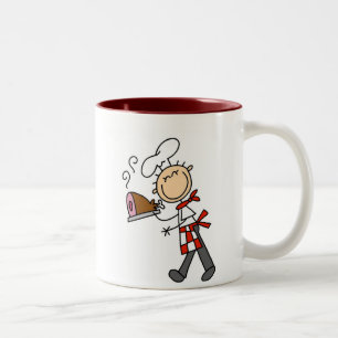 Chef with Baked Ham Mug