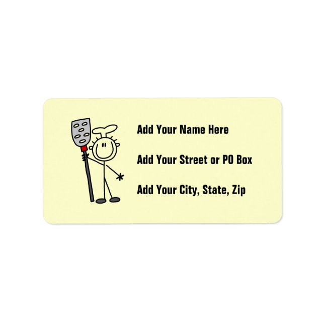 Chef With Spatula Label (Front)