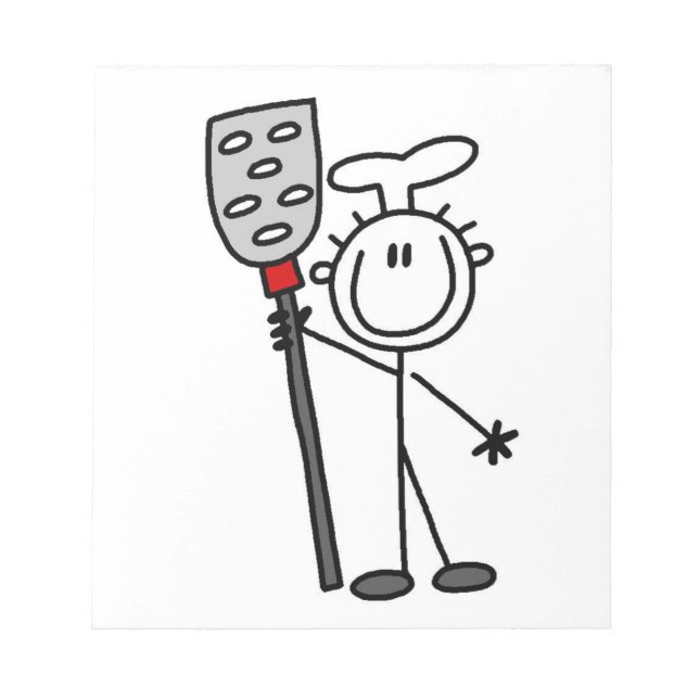 Chef With Spatula Notepad (Front)