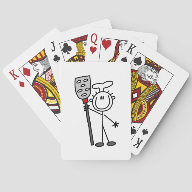 Chef With Spatula Playing Cards (Back)