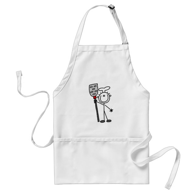 Chef With Spatula Standard Apron (Front)