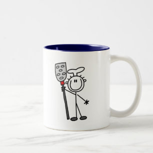 Chef with Spatula Tshirts and Gifts Two-Tone Coffee Mug