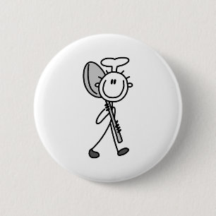 Chef with Spoon 2 Inch Round Button