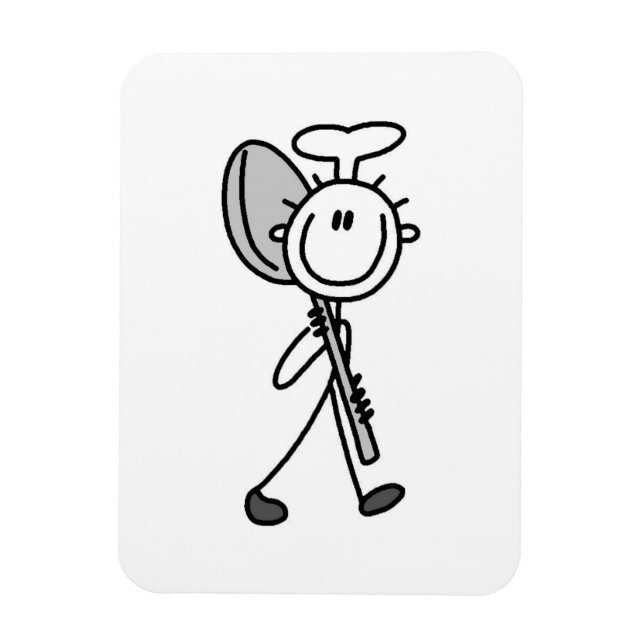 Chef With Spoon Magnet (Vertical)