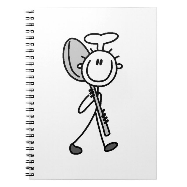Chef With Spoon Notebook (Front)