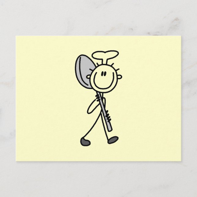 Chef With Spoon Postcard (Front)
