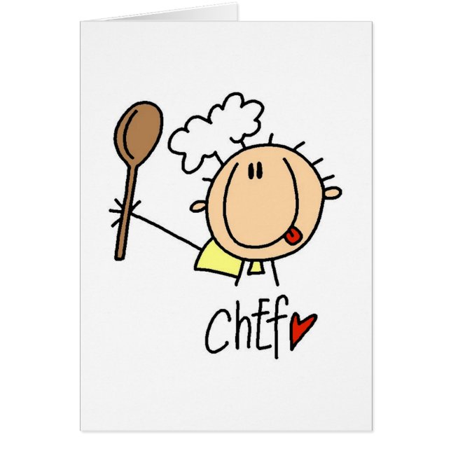 Chef With  Spoon Tshirts and Gifts (Front)