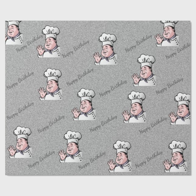 Chef  wrapping paper (Flat)