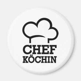 Chefköchin Koch cook Magnet
