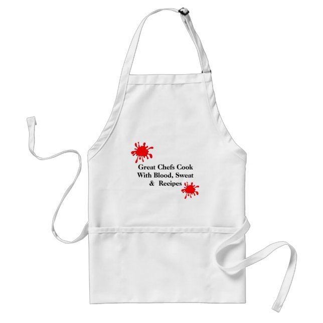 Chef's Apron with Blood Splats  Customize It! (Front)