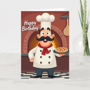 Chefs Birthday Oven Card
