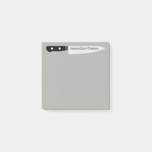 Chef's Carving Knife Personalize Post-it Notes